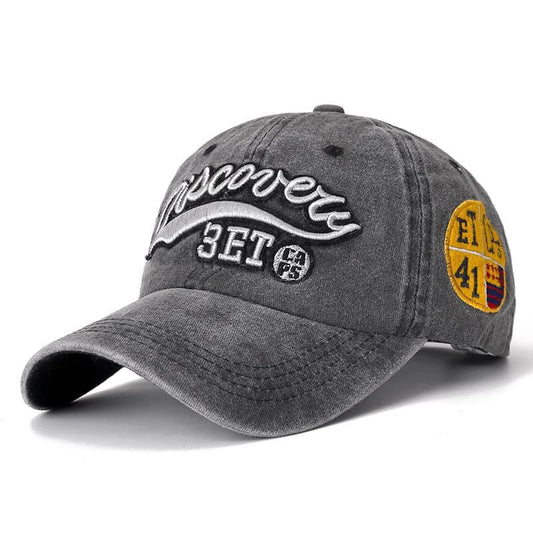 Discovery Men's Embroidered Cotton Baseball Cap – view 1