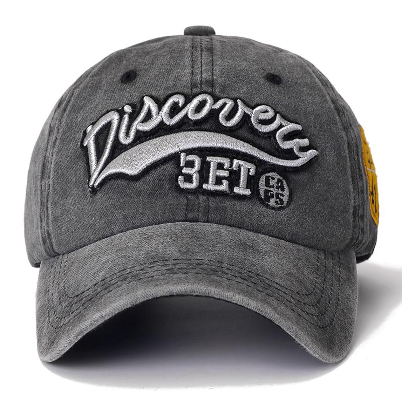Discovery Men's Embroidered Cotton Baseball Cap – view 7