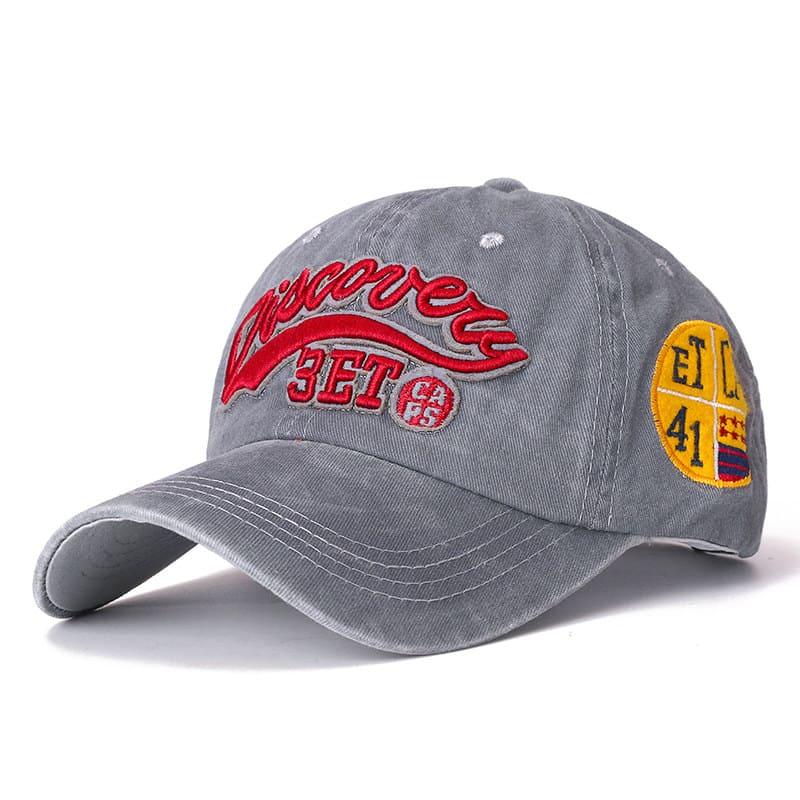 Discovery Men's Embroidered Cotton Baseball Cap – view 3