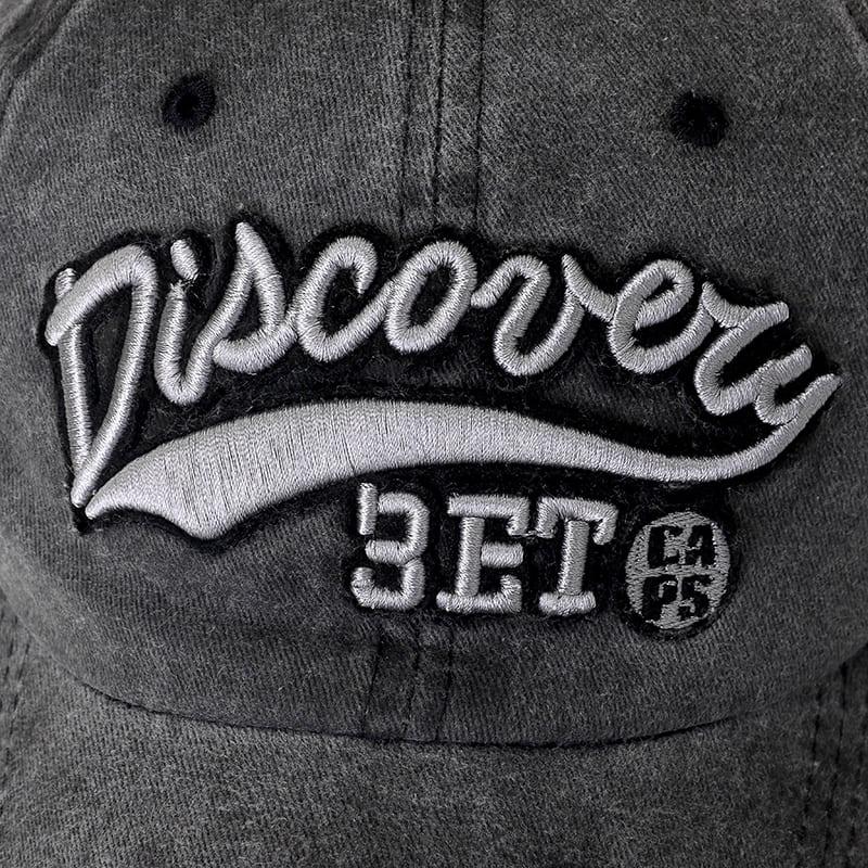 Discovery Men's Embroidered Cotton Baseball Cap – view 9
