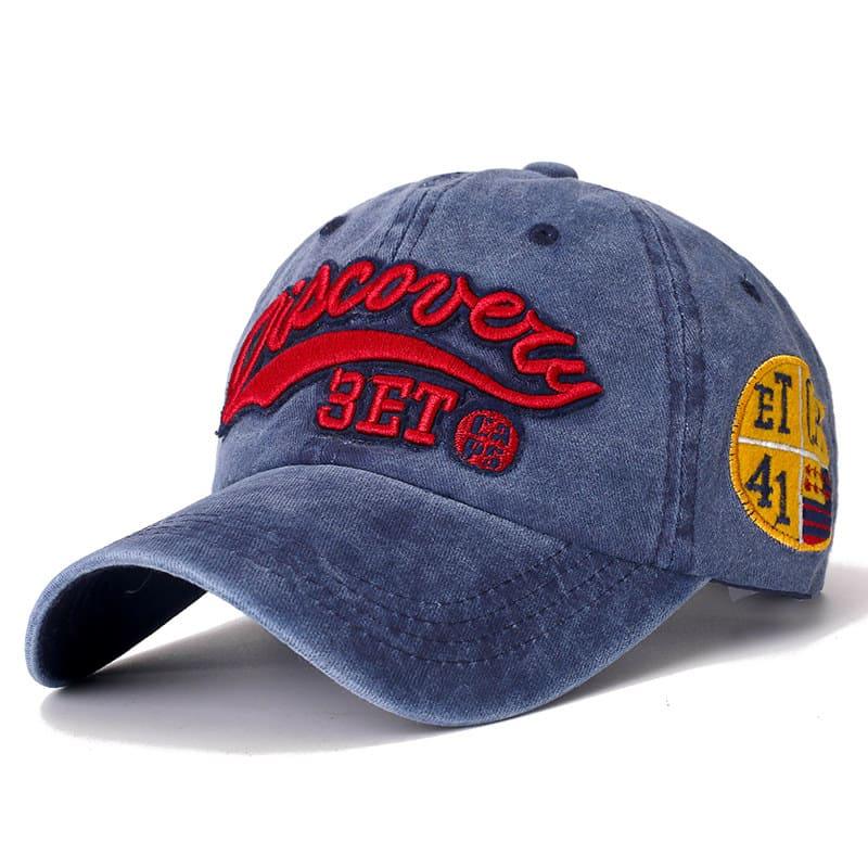 Discovery Men's Embroidered Cotton Baseball Cap – view 5