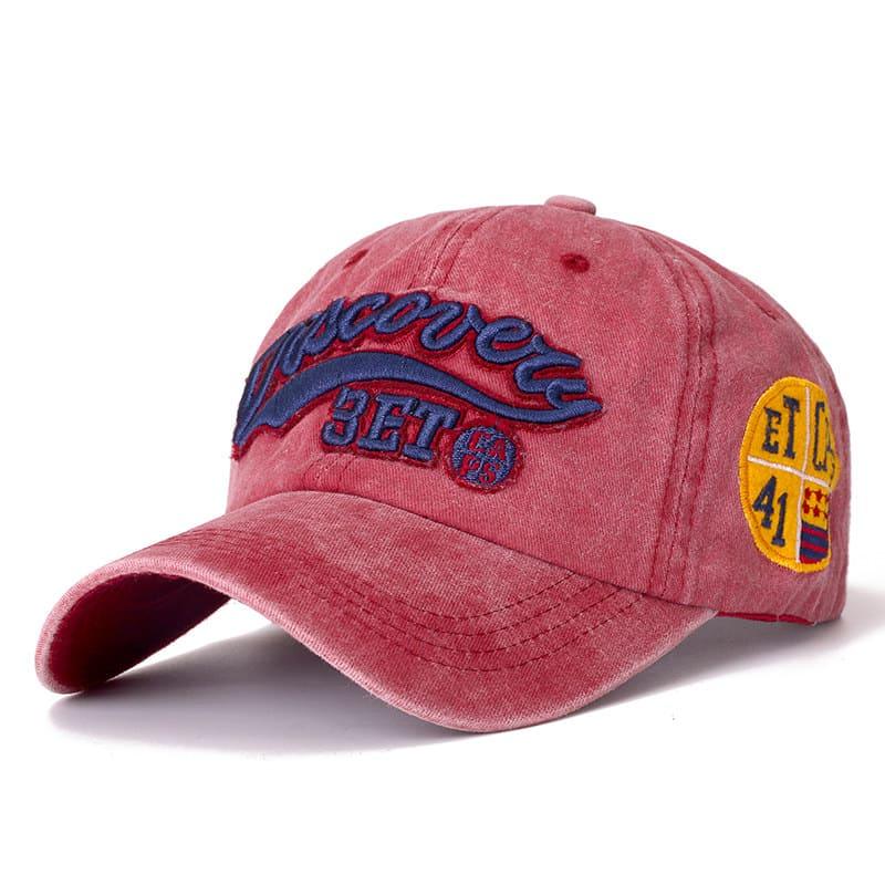 Discovery Men's Embroidered Cotton Baseball Cap – view 4