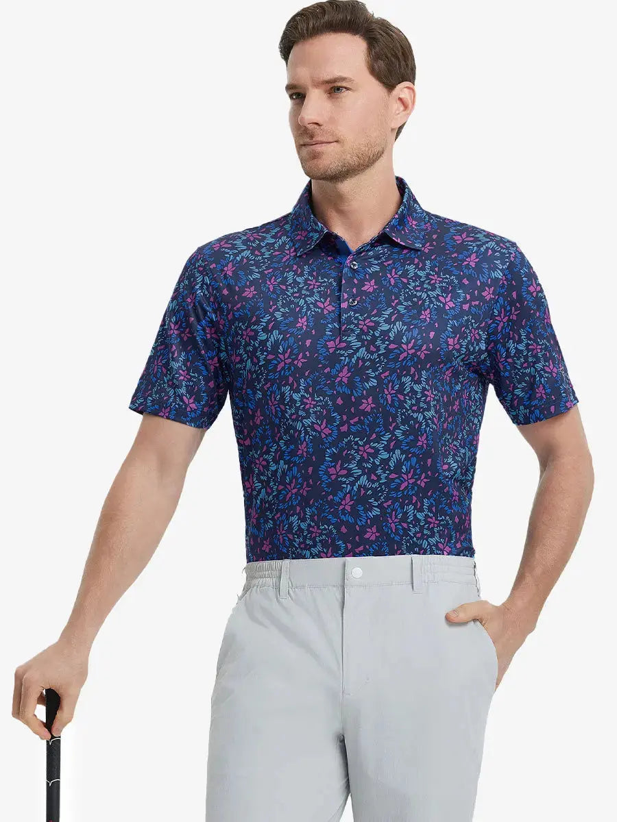 Men's Printed Golf Polo Shirt – view 27