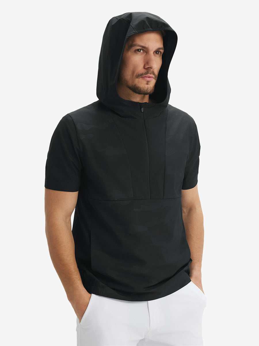 Men's Short Sleeve Quarter Zip Hoodie – view 11