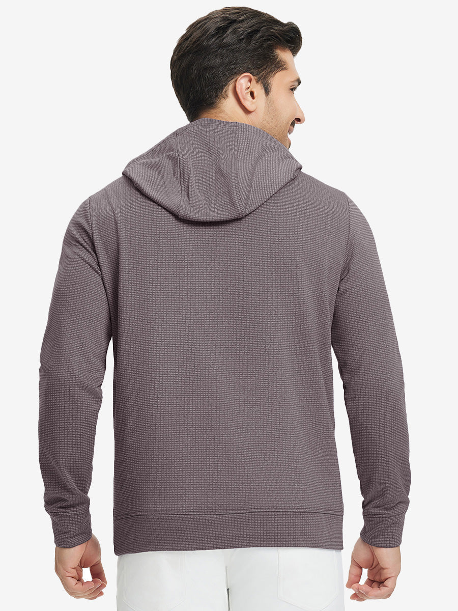 Men's Grid Fleece Lined Pullover Hoodie – view 15
