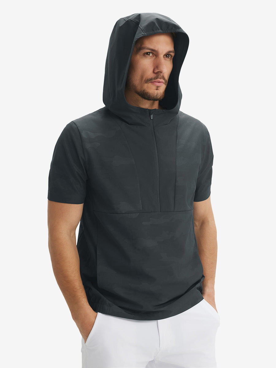 Men's Short Sleeve Quarter Zip Hoodie – view 39
