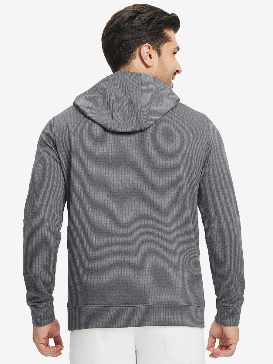Men's Grid Fleece Lined Pullover Hoodie – view 27