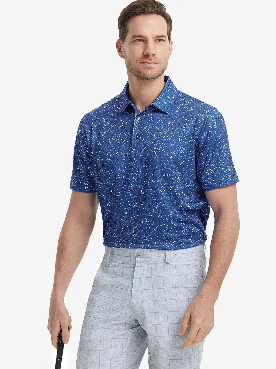 Men's Printed Golf Polo Shirt – view 45