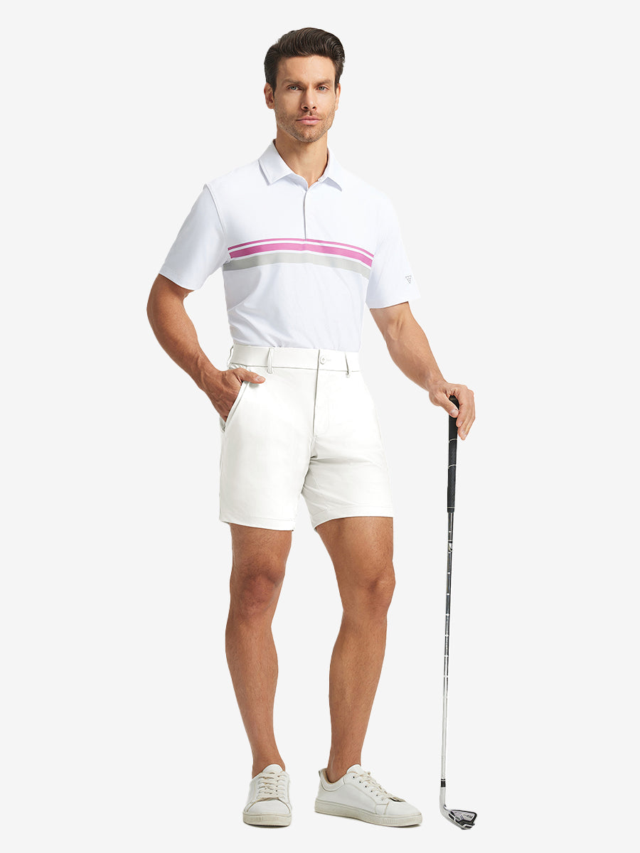 Men's Quick-Dry Casual Shorts with 4 Pockets – Moisture-Wicking 4-Way Stretch, Wrinkle-Resistant, 7 Inch Inseam – view 48