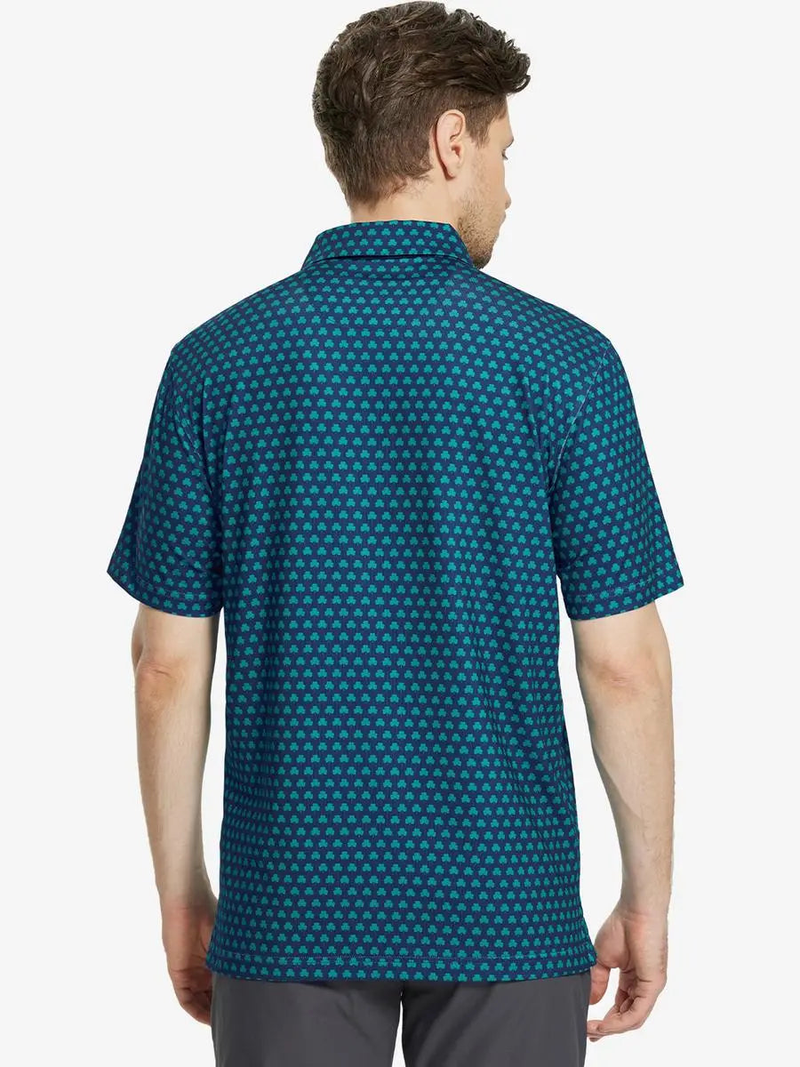 Men's Printed Jersey Golf Polo Shirt – view 5