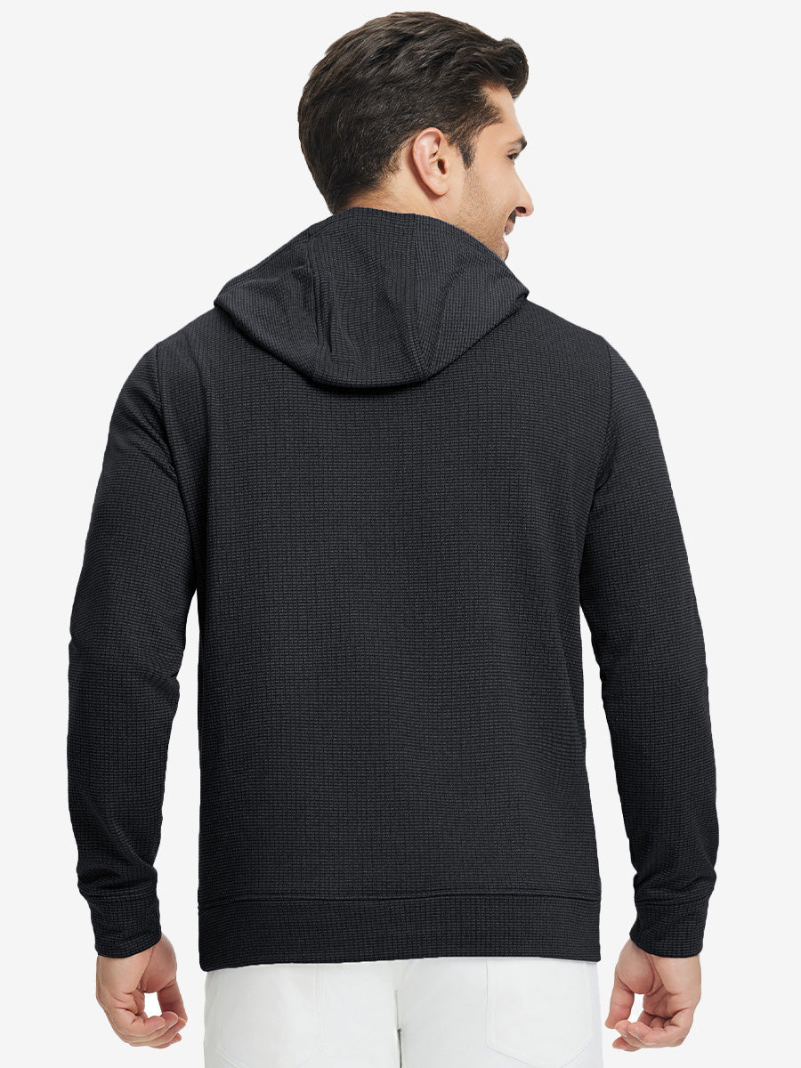 Men's Grid Fleece Lined Pullover Hoodie – view 9