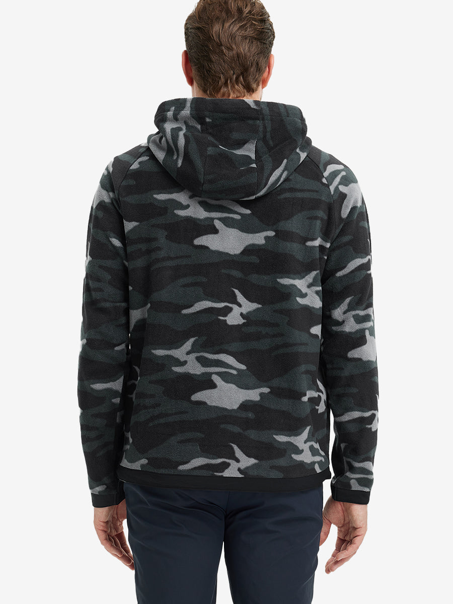 Men's Polar Fleece Quarter Zip Hoodie – view 4