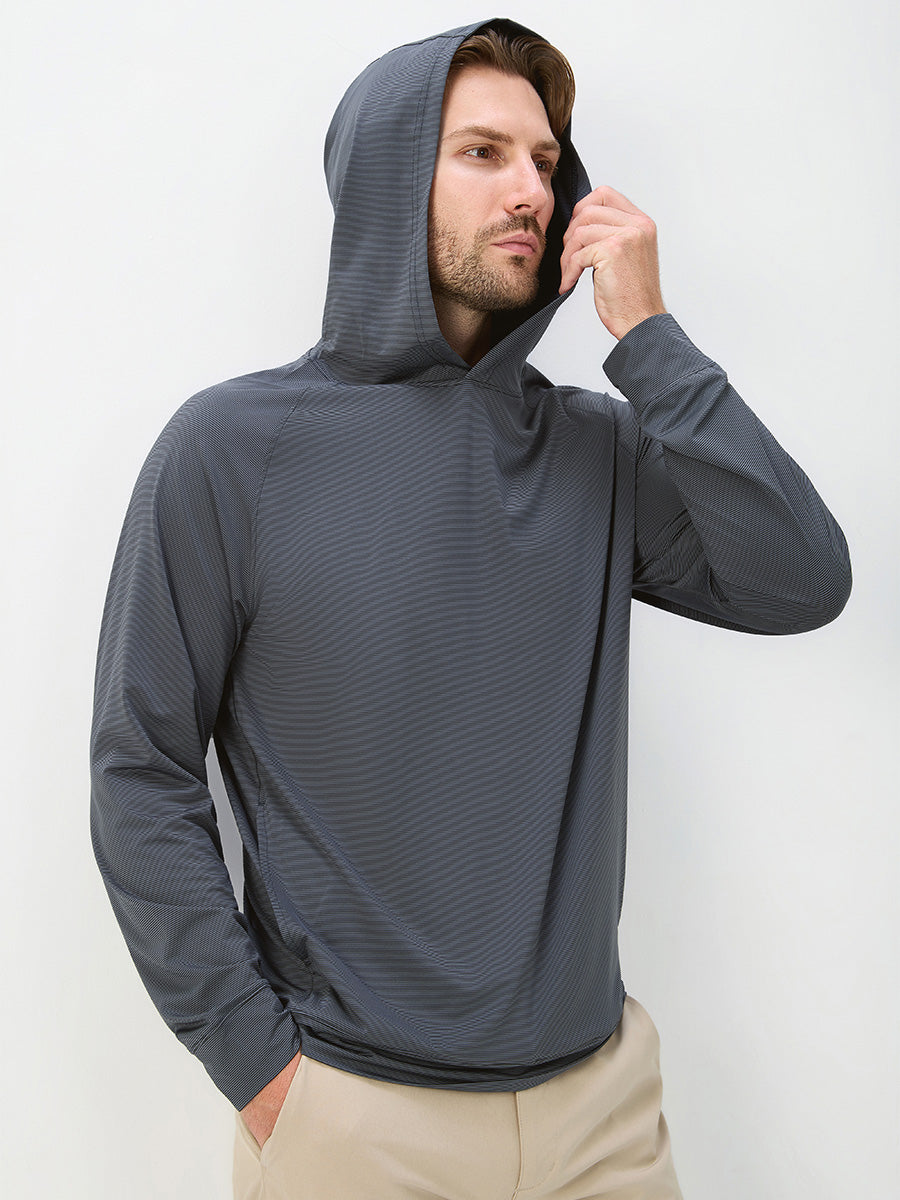 Men's Lightweight Pinstripe Hoodie – view 22