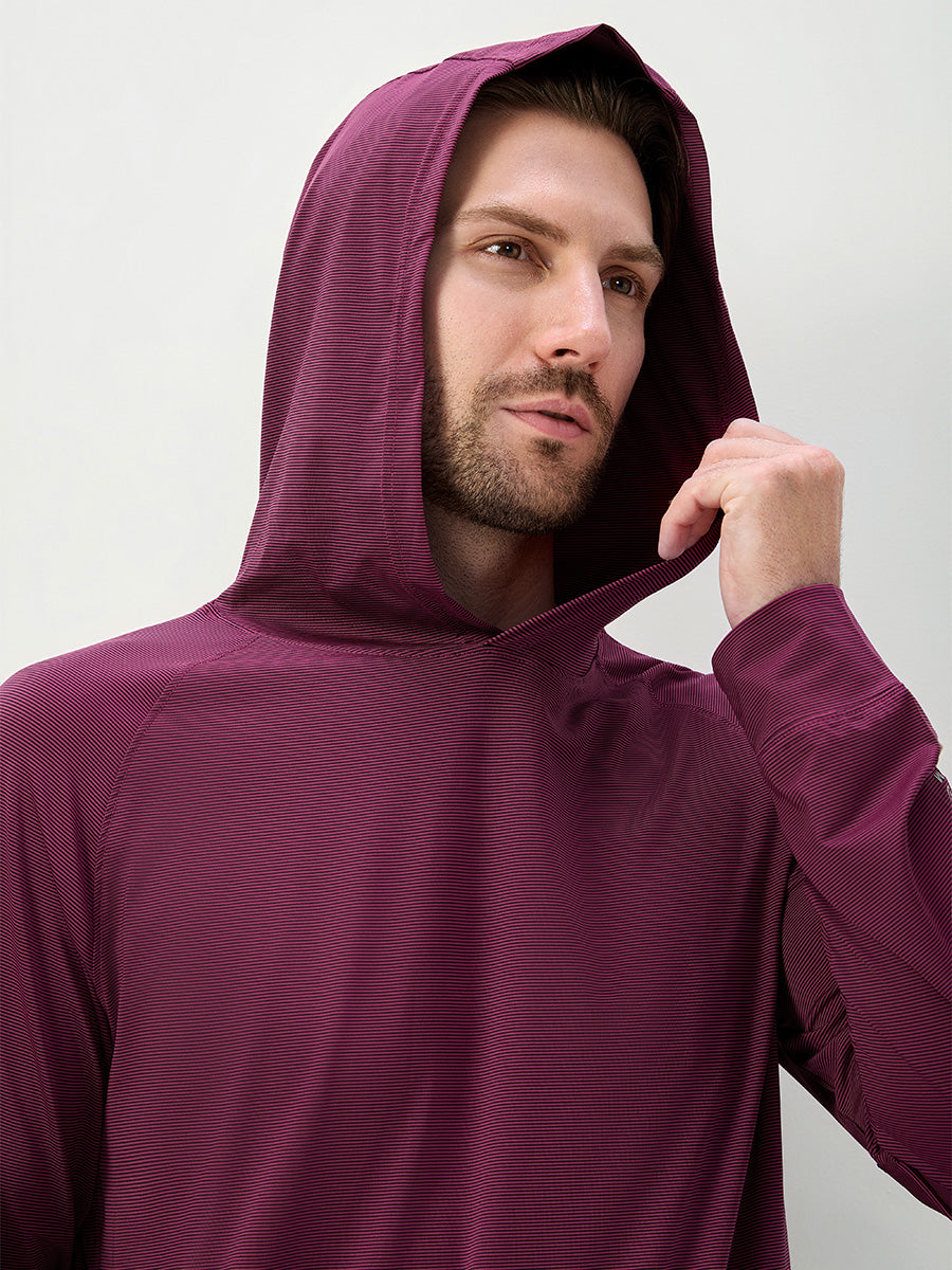 Men's Lightweight Pinstripe Hoodie – view 4