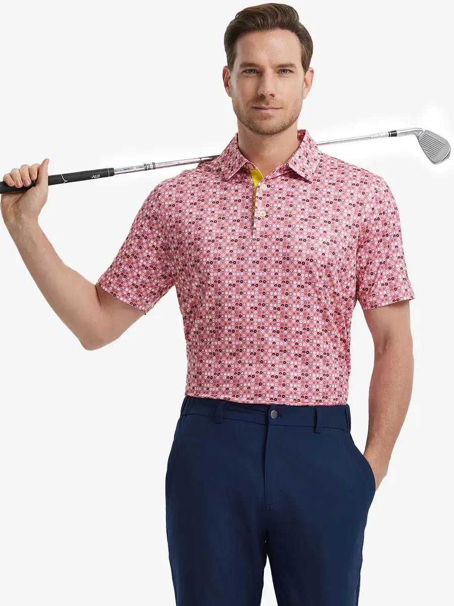 Men's Printed Golf Polo Shirt – view 15