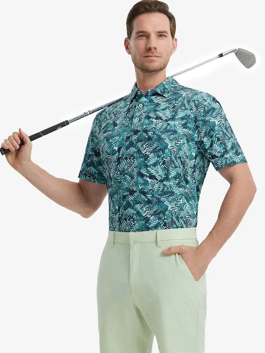 Men's Printed Golf Polo Shirt – view 33