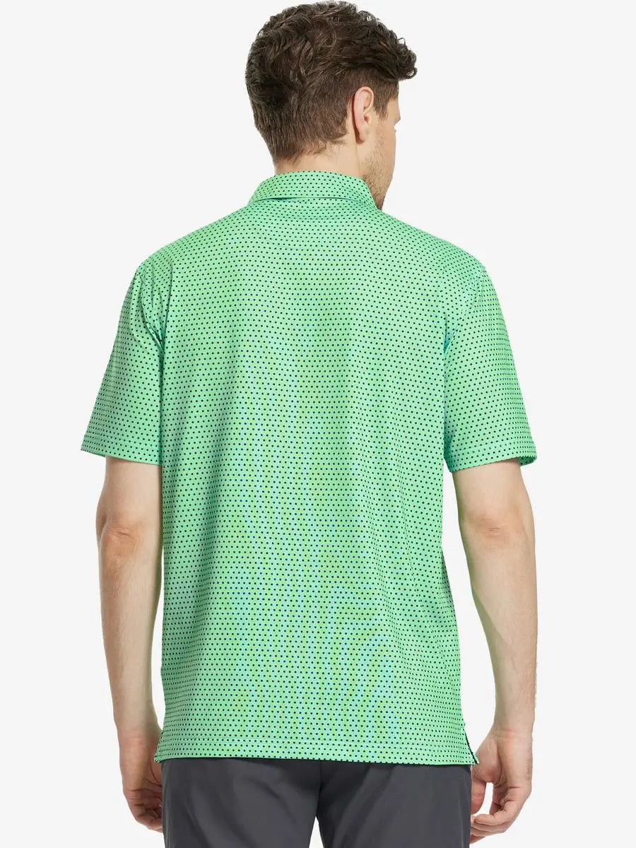 Men's Printed Jersey Golf Polo Shirt – view 12