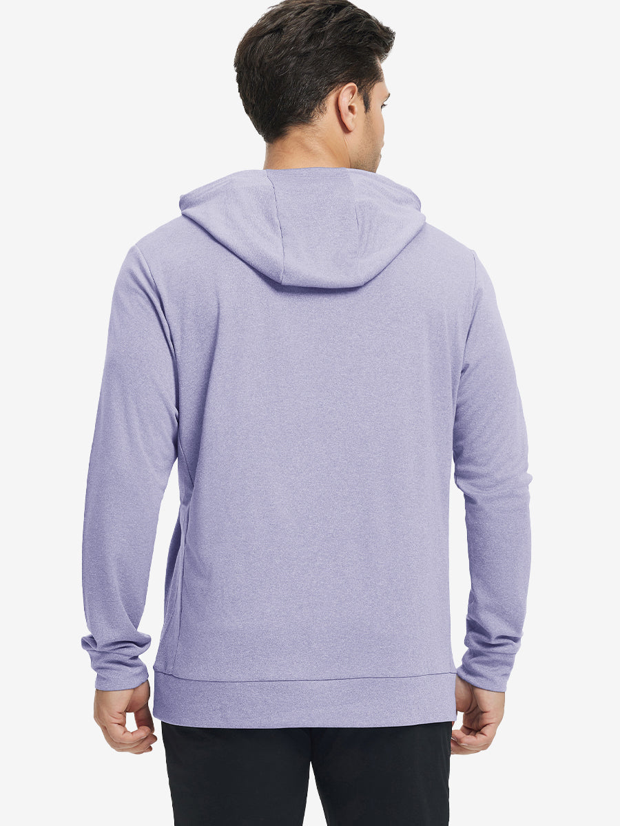 Men's Heather Pullover Hoodie with Two Pockets – view 52