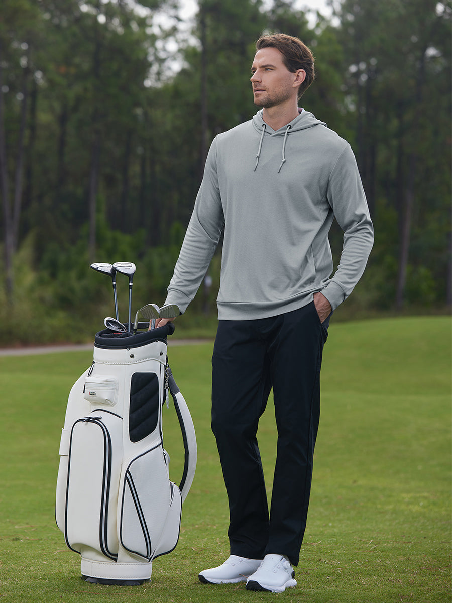 Men's Heather Pullover Hoodie with Two Pockets – view 1