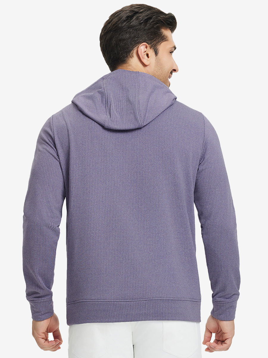 Men's Grid Fleece Lined Pullover Hoodie – view 33