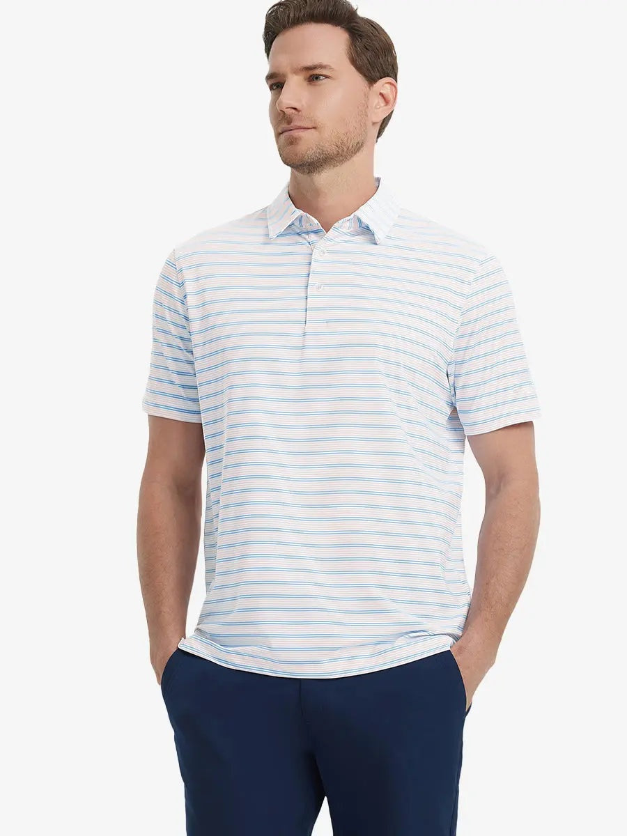 Men's Striped Golf Polo Shirt – view 93
