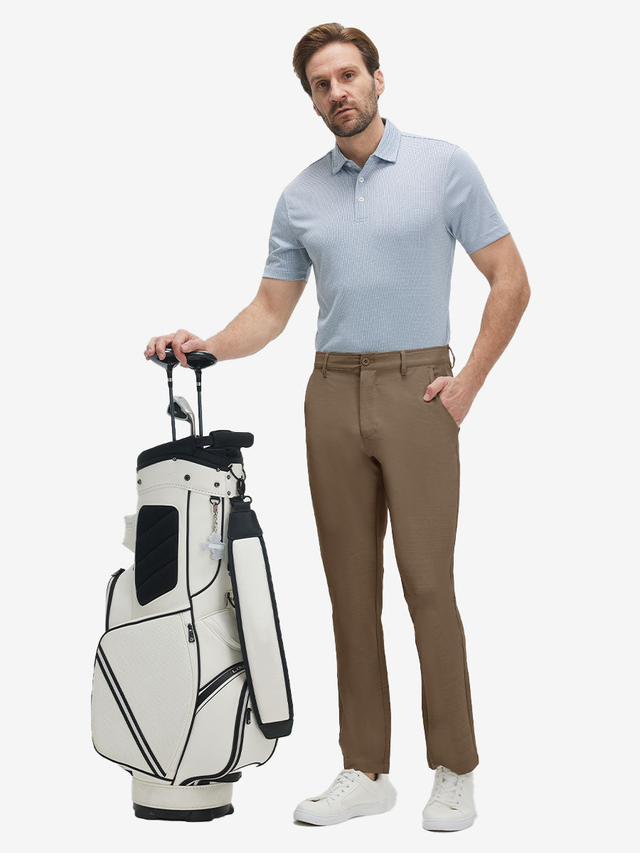 Men's Straight Fit Lightweight Golf Trousers – view 3