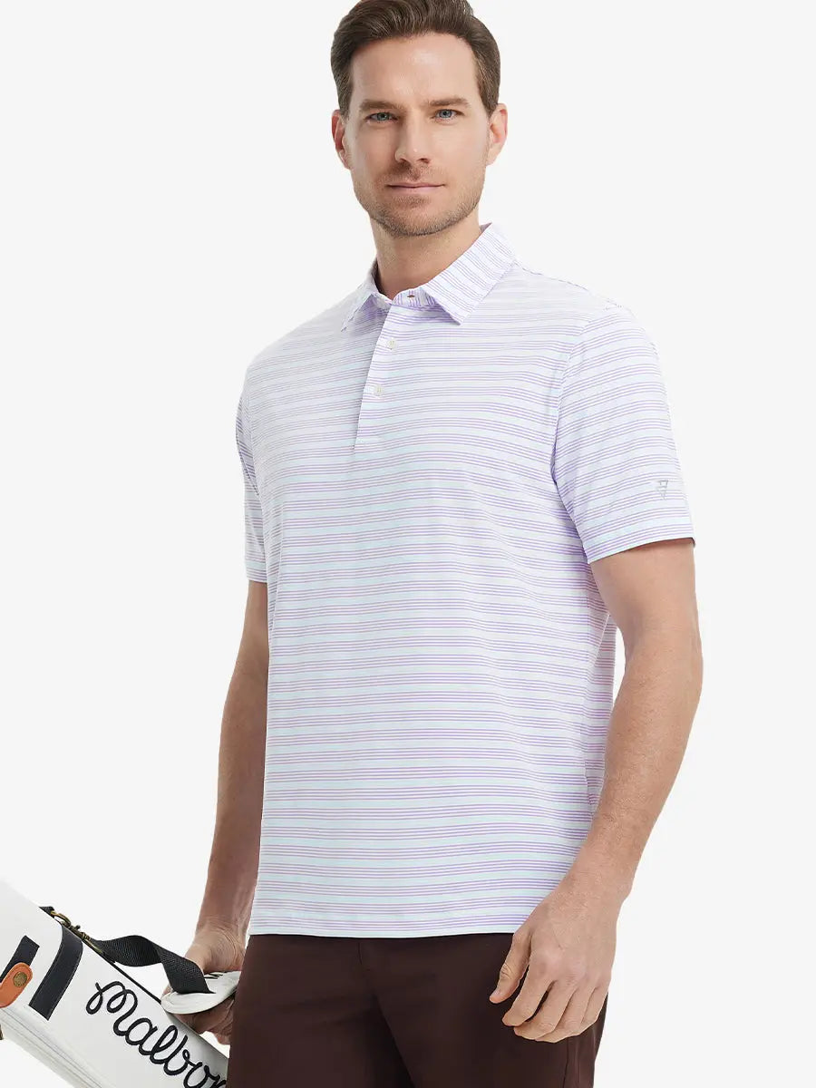 Men's Striped Golf Polo Shirt – view 51