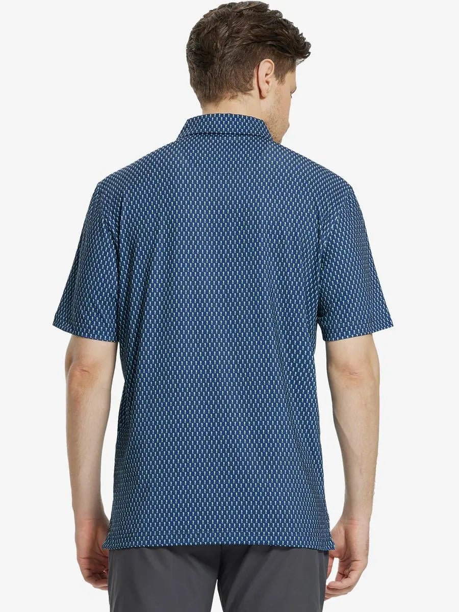 Men's Printed Jersey Golf Polo Shirt – view 19