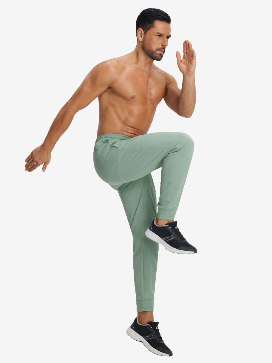 Men's Soft Stretch Sweatpants with 4 Zip Pockets – view 9