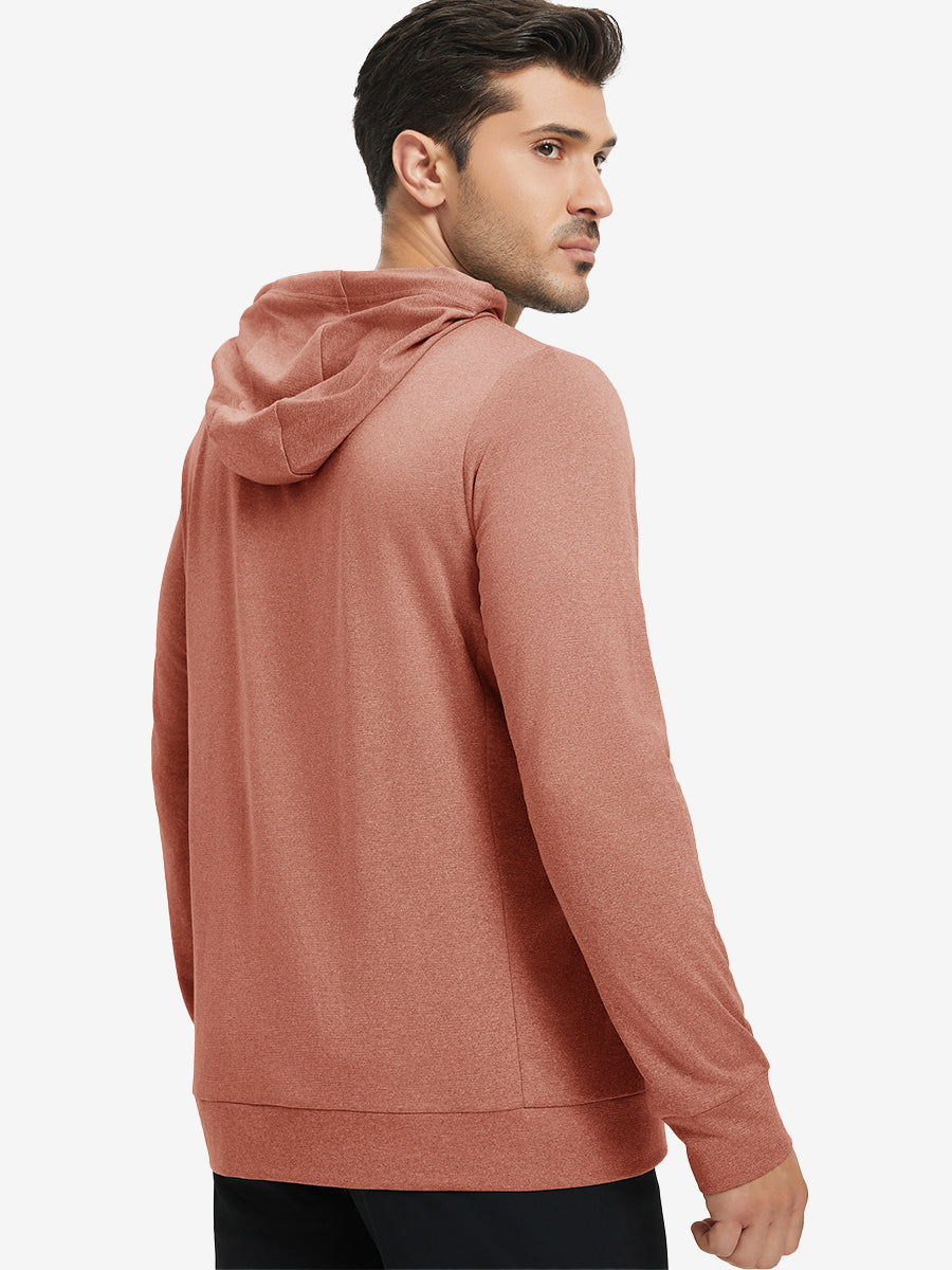 Men's Heather Pullover Hoodie with Two Pockets – view 64