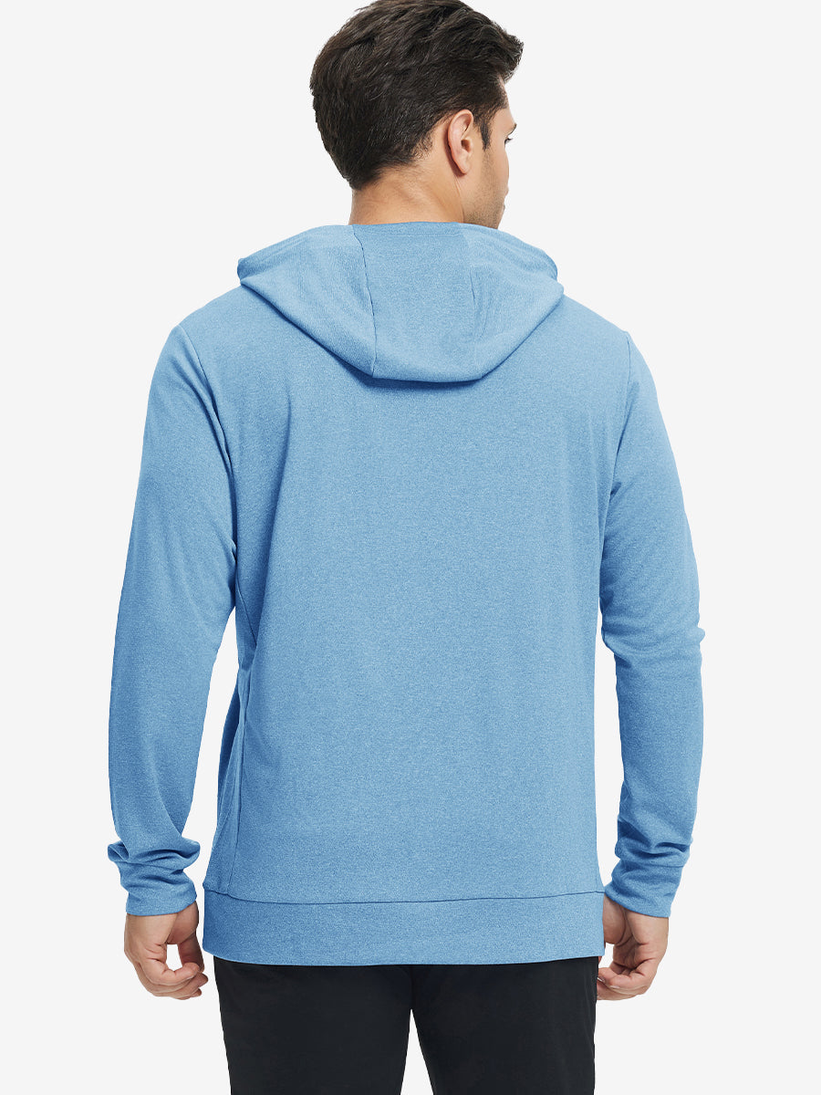 Men's Heather Pullover Hoodie with Two Pockets – view 40