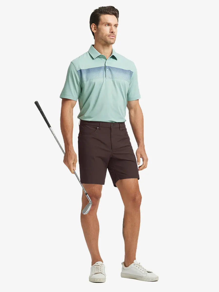 Men's Stretch Performance Golf Shorts – Breathable Moisture-Wicking Fabric, Belt Loops, 7 or 9 Inch Inseam – view 13