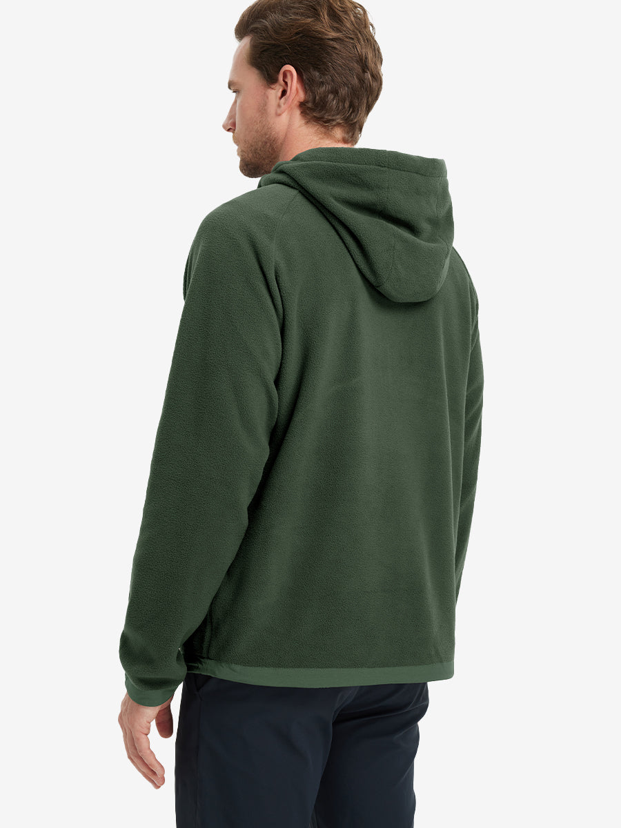 Men's Polar Fleece Quarter Zip Hoodie – view 16