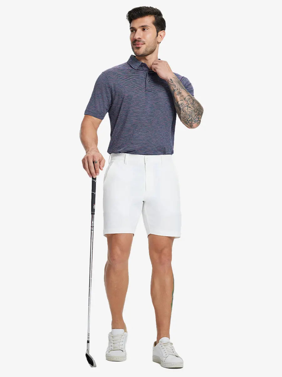 Men's Water-Resistant 8 Pocket Shorts – Quick-Drying Stretch Fabric, Breathable Outdoor Design, 7 Inch Inseam – view 4