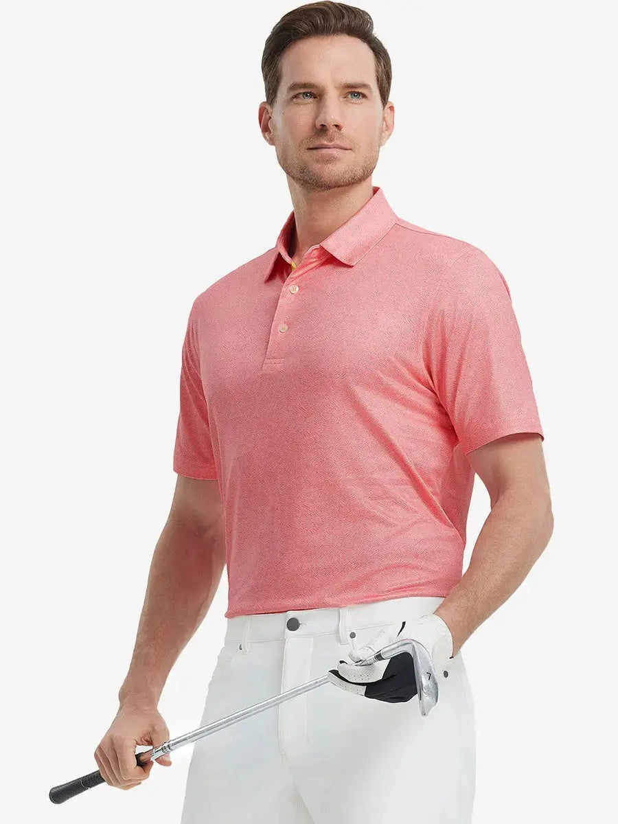 Men's Printed Performance Golf Polo Shirt – view 39