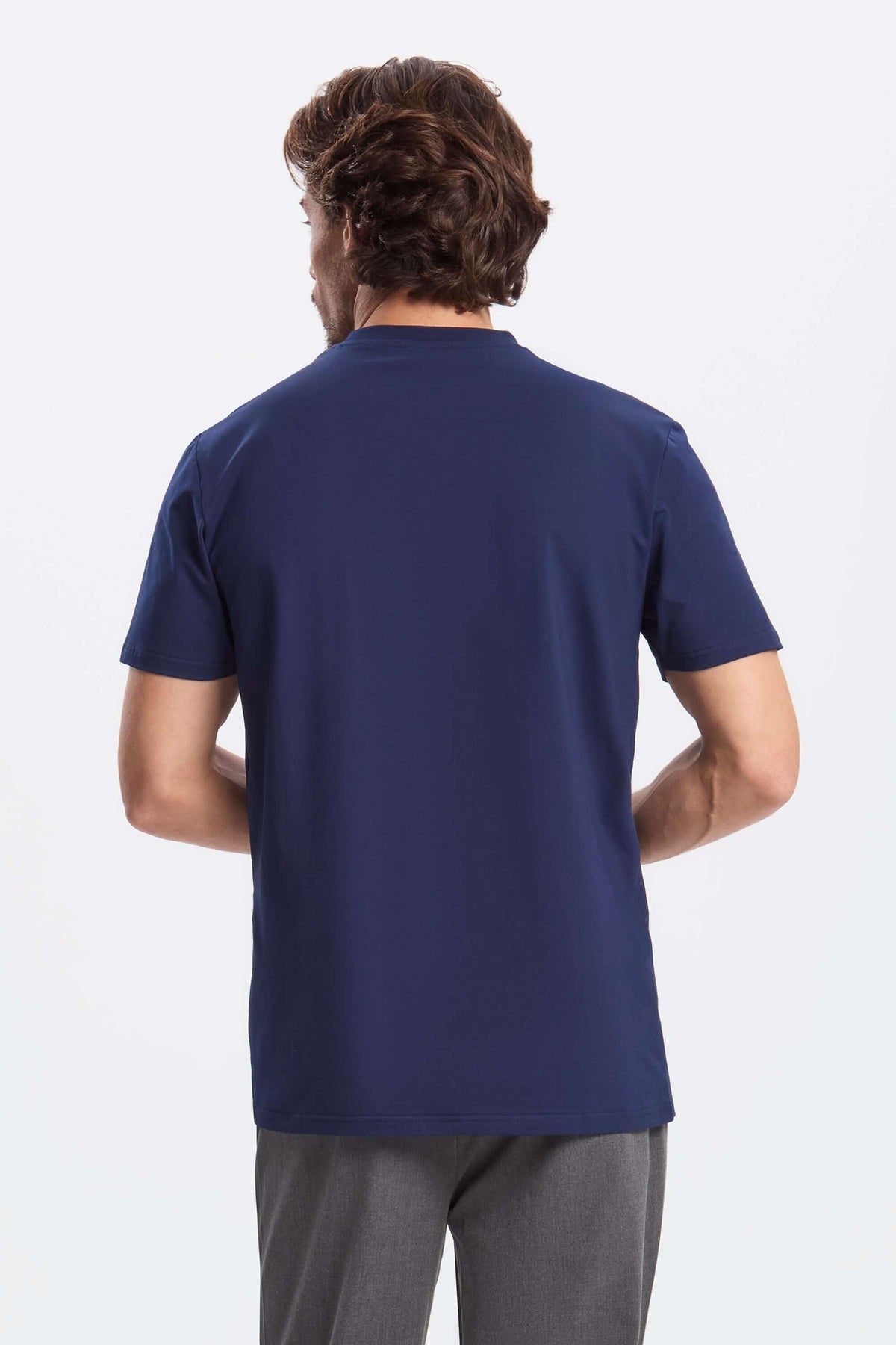 Men's Stretch Cotton Crew Neck T-Shirt – view 14