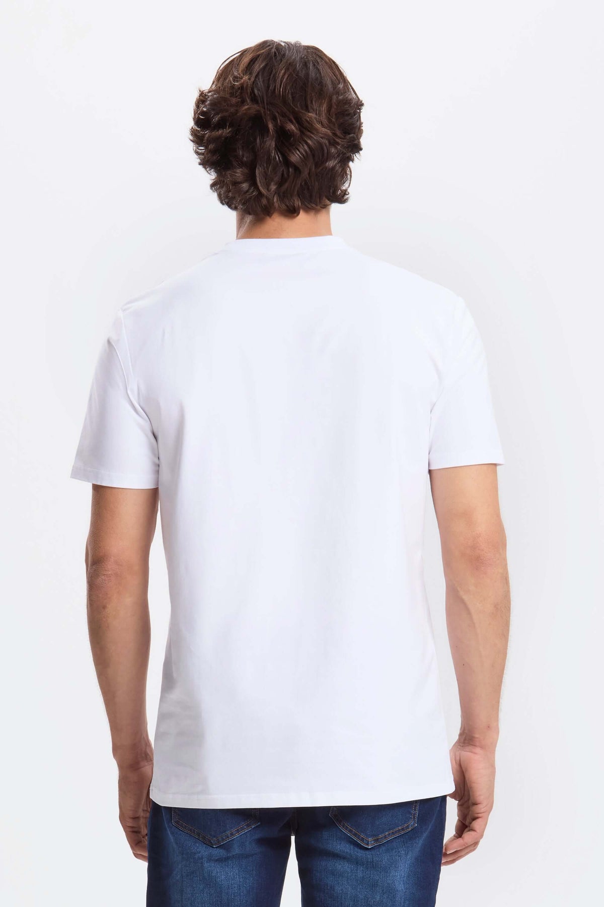 Men's Stretch Cotton Crew Neck T-Shirt – view 9