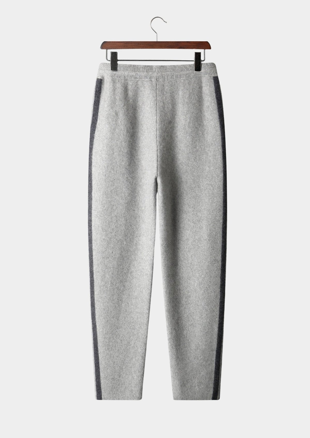 Men's Extra-Fine Merino Wool Striped Leisure Trousers – view 2