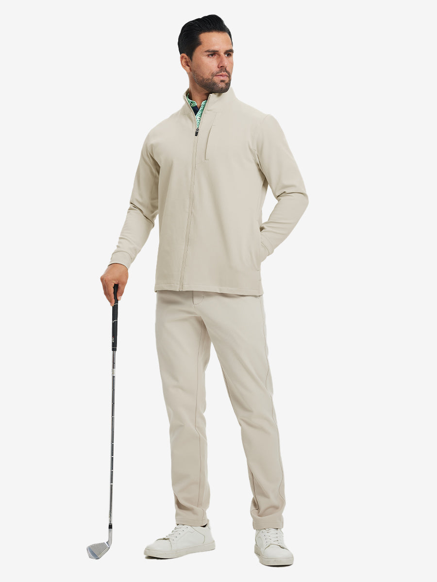 Men's Water-Resistant Hooded Zip-Up Golf Jacket – view 22