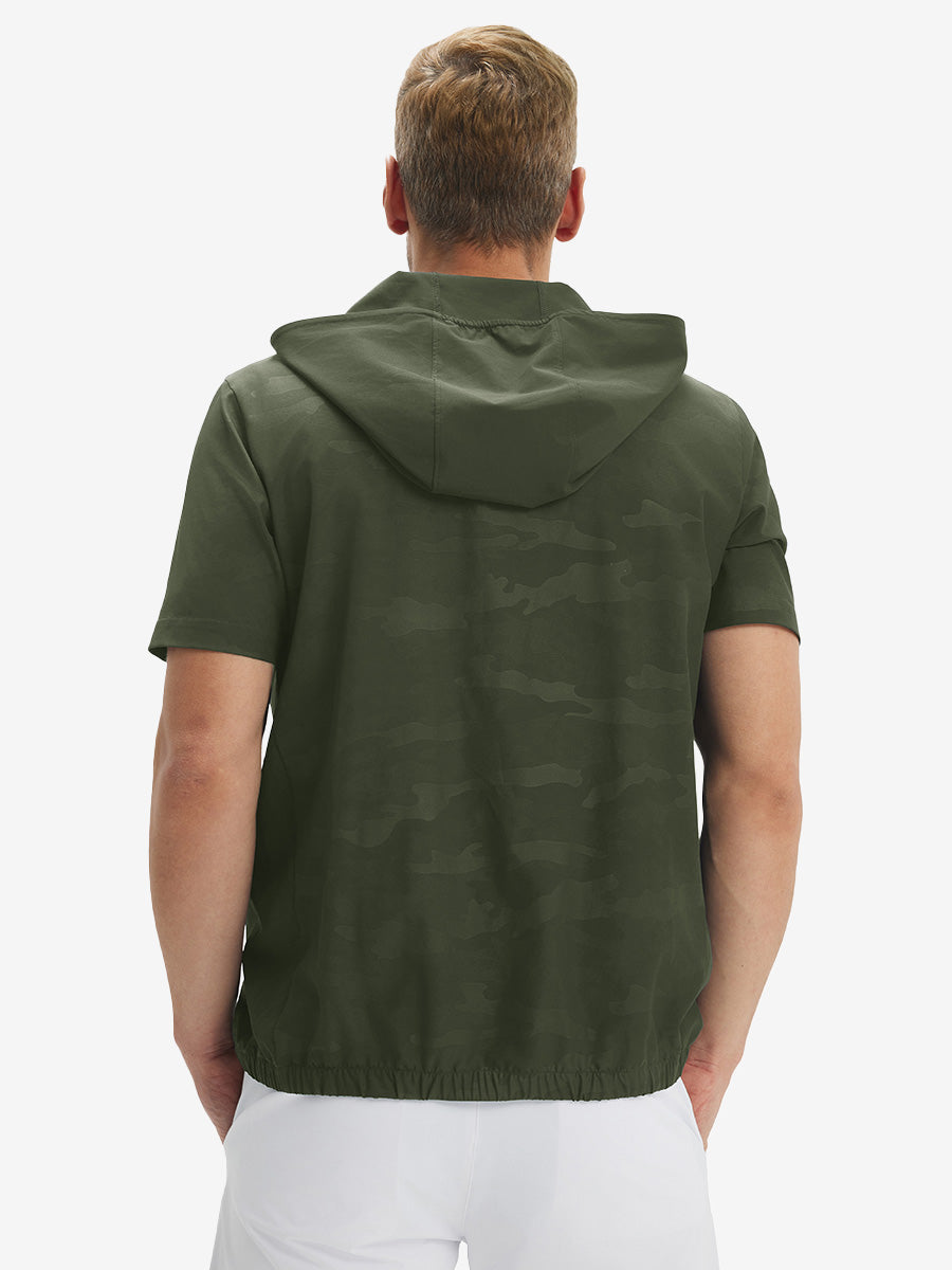 Men's Short Sleeve Quarter Zip Hoodie – view 19