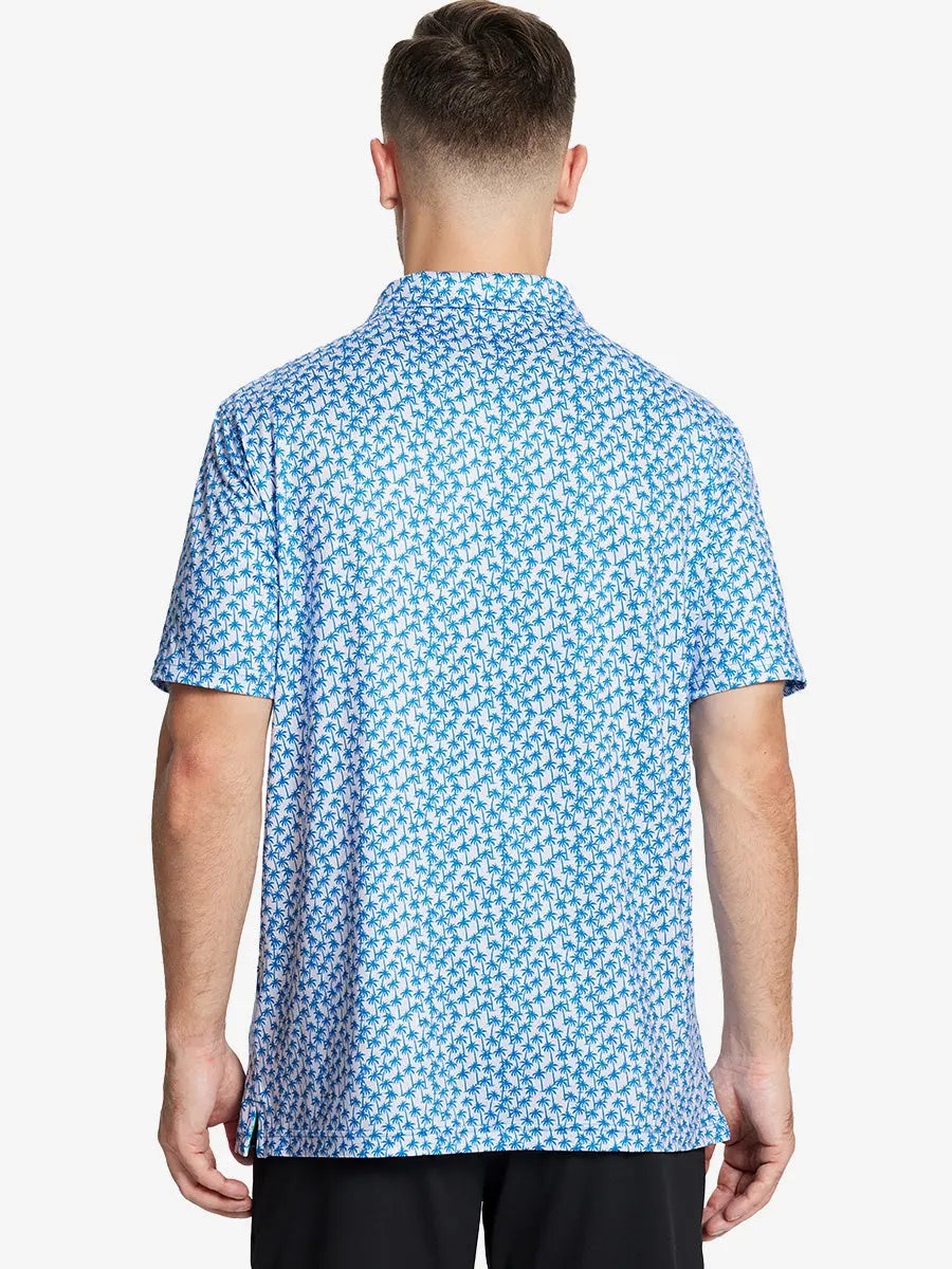 Men's Quick-Dry Printed Golf Polo Shirt – view 23