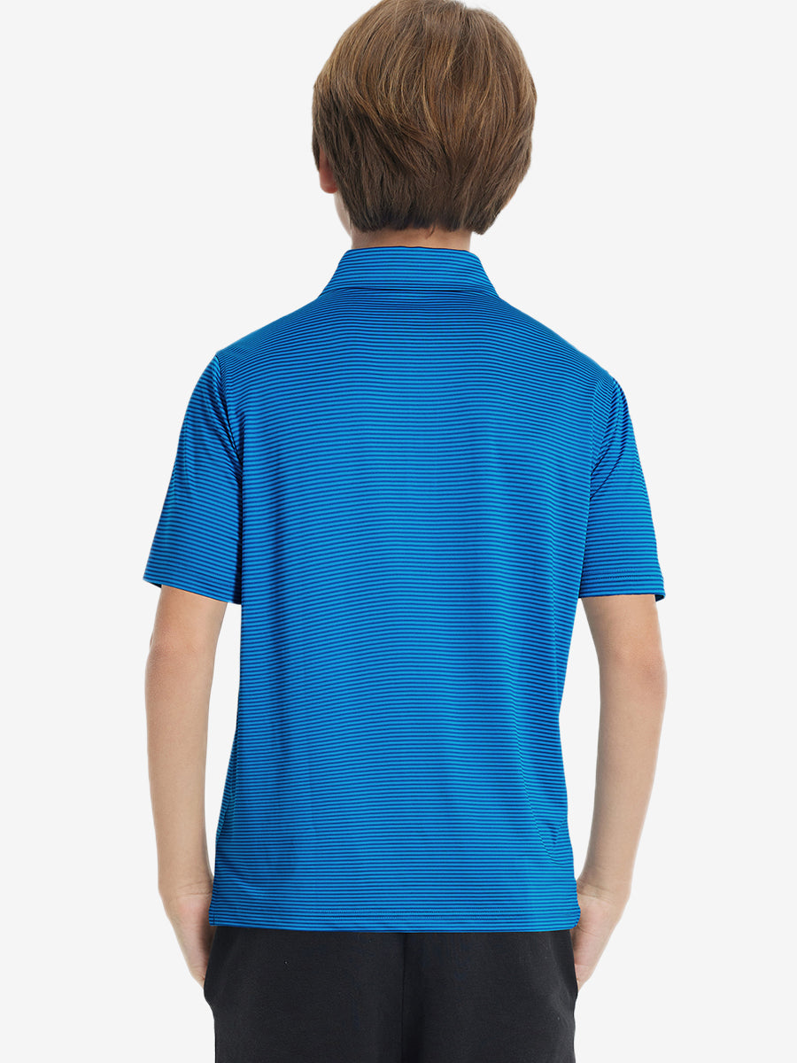 Youth Striped Performance Polo Shirt – view 54