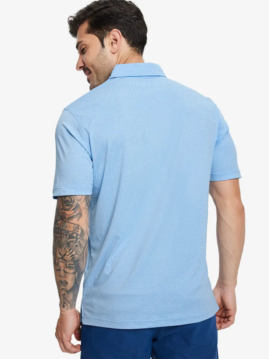 Men's Stretch Heather Golf Polo Shirt – view 17