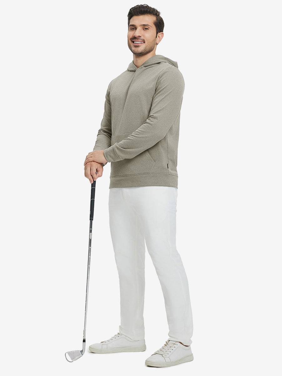 Men's Grid Fleece Lined Pullover Hoodie – view 4