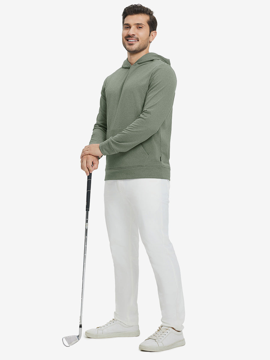 Men's Grid Fleece Lined Pullover Hoodie – view 22