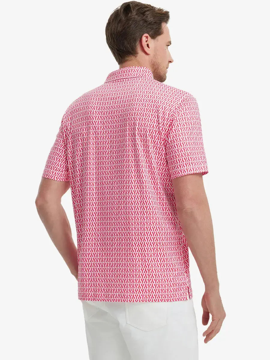 Men's Printed Performance Golf Polo Shirt – view 10