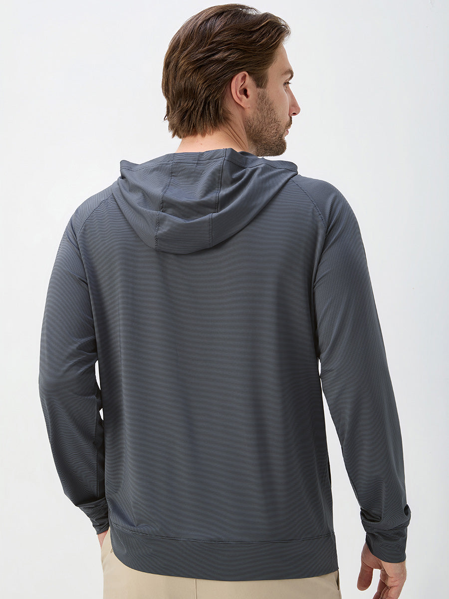 Men's Lightweight Pinstripe Hoodie – view 23