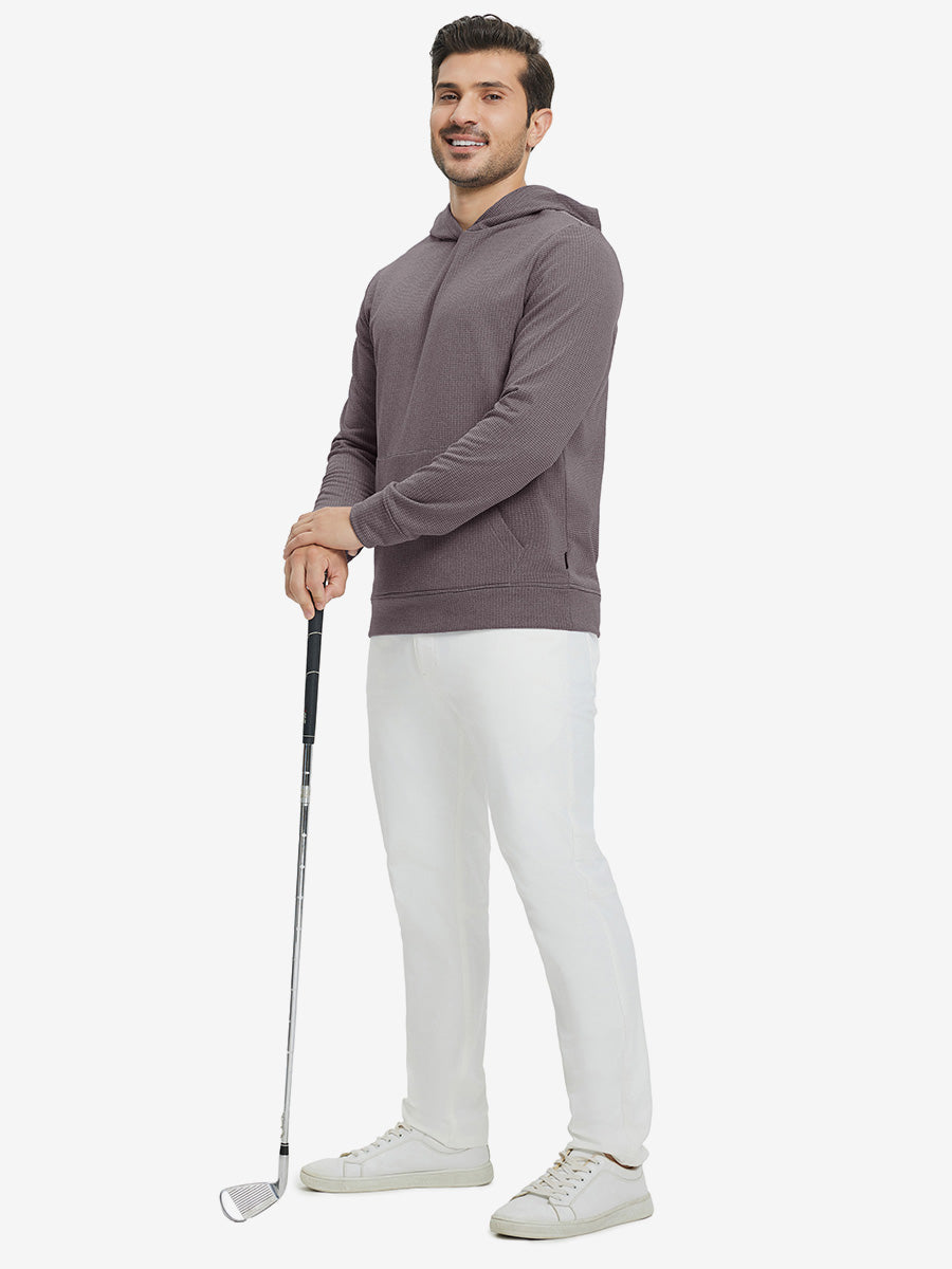 Men's Grid Fleece Lined Pullover Hoodie – view 16