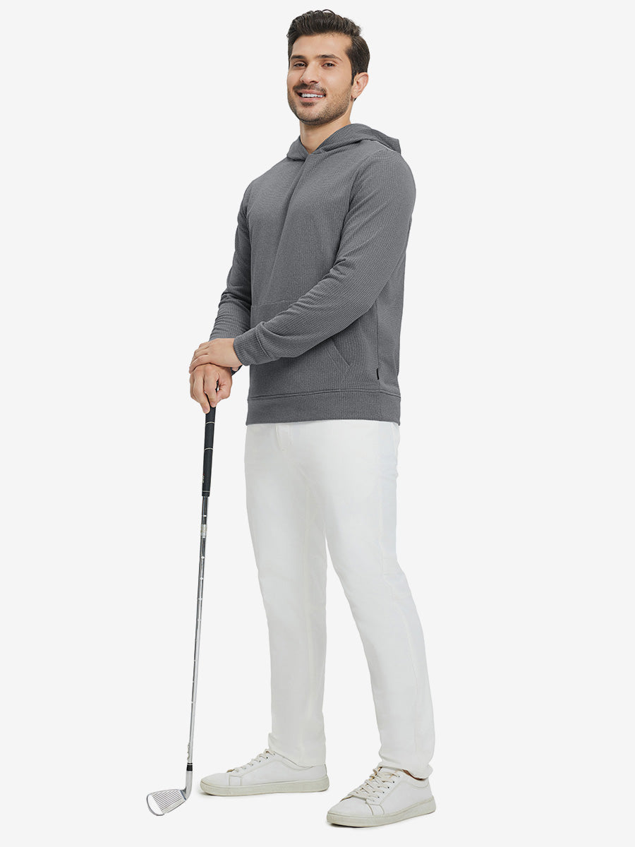 Men's Grid Fleece Lined Pullover Hoodie – view 28