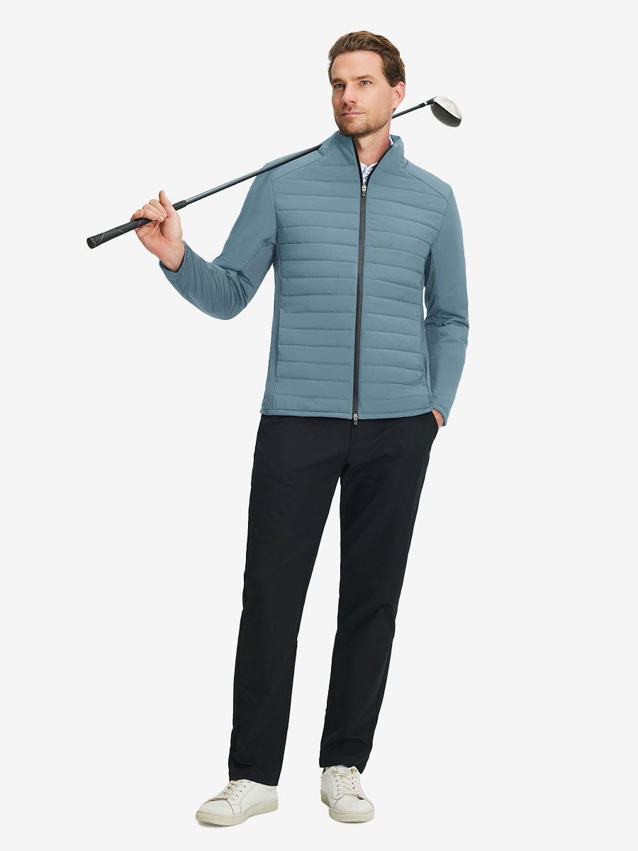 Men's Hybrid Puffer Golf Jacket – view 45